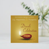 ハッピーディワリディヤフェスティバルオブライト招待状 招待状 (スタンド正面)