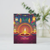 ハッピーディワリディヤマンダラフェスティバルオブライト シーズンポストカード (スタンド正面)