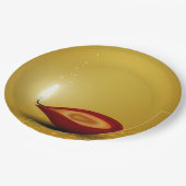 ハッピーディワリディヤ – 紙プレート ペーパープレート (アングル)