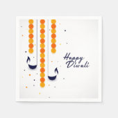 ハッピーディワリナプキンス スタンダードカクテルナプキン (正面)