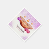 ハッピーディワリナプキンス スタンダードカクテルナプキン (角)