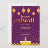 ハッピーディワリパーティー 招待状 (正面)