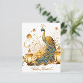 ハッピーディワリピーコックランタンフェスティバルオブライト シーズンポストカード (スタンド正面)