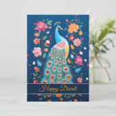 ハッピーディワリピーコック&フラワーズ シーズンカード (スタンド正面)