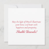 ハッピーディワリファイアワークディヤフェスティバルオブライト シーズンカード (裏面)