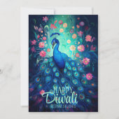ハッピーディワリフェスティバルオブライツピーコック シーズンカード (正面)