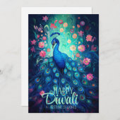 ハッピーディワリフェスティバルオブライツピーコック シーズンカード (正面/裏面)