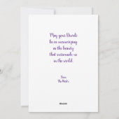 ハッピーディワリフェスティバルオブライツピーコック シーズンカード (裏面)