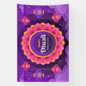 ハッピーディワリフェスティバルオブライツ 横断幕 (縦)