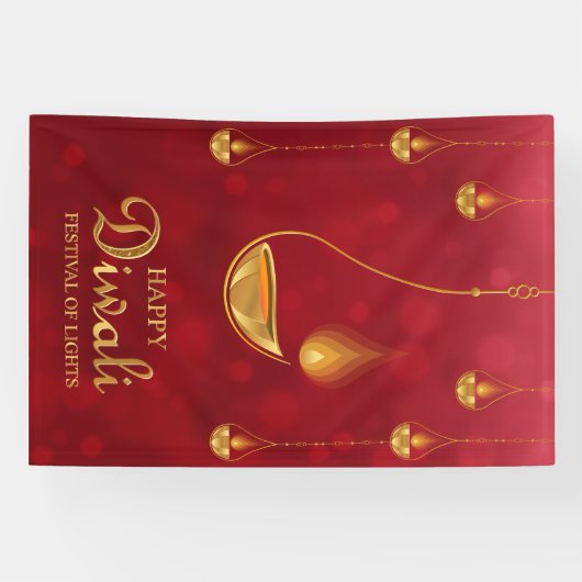 ハッピーディワリフェスティバルオブライツ 横断幕 (横)