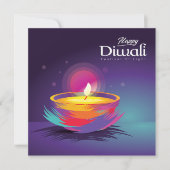 ハッピーディワリブラシストロークディーヤフェスティバルの光 シーズンカード (正面)