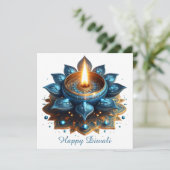 ハッピーディワリブルー金ゴールドディヤフェスティバルオブライト シーズンカード (スタンド正面)