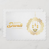 ハッピーディワリホリデーカード シーズンカード (正面/裏面)