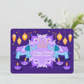 ハッピーディワリホリデーカード シーズンカード (スタンド正面)