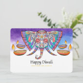 ハッピーディワリホリデーカード シーズンカード (スタンド正面)