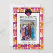 ハッピーディワリランタンホリデーフォトカード シーズンカード (正面)