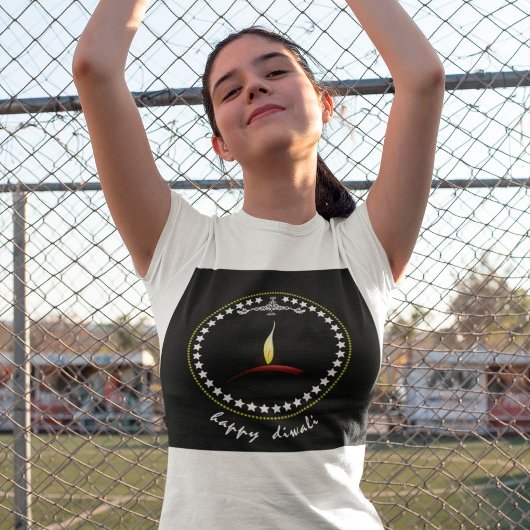 ハッピーディワリ女子Tシャツ Tシャツ