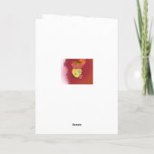 ハッピーディワリ折り畳みグリーティングカード カード (裏面)