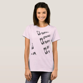 ハッピーディワリ鏡文字パターン Tシャツ