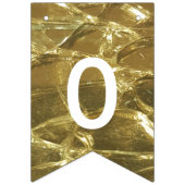 ハッピーディワリ2017金ゴールドホワイトグリッターライトパーティー バンティングフラッグ (第2の旗)