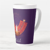 ハッピーディワリ カフェラテマグ (右アングル)