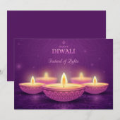 ハッピーディワリ シーズンカード (正面/裏面)