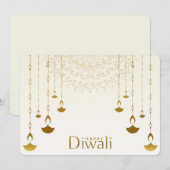 ハッピーディワリ シーズンカード (正面/裏面)