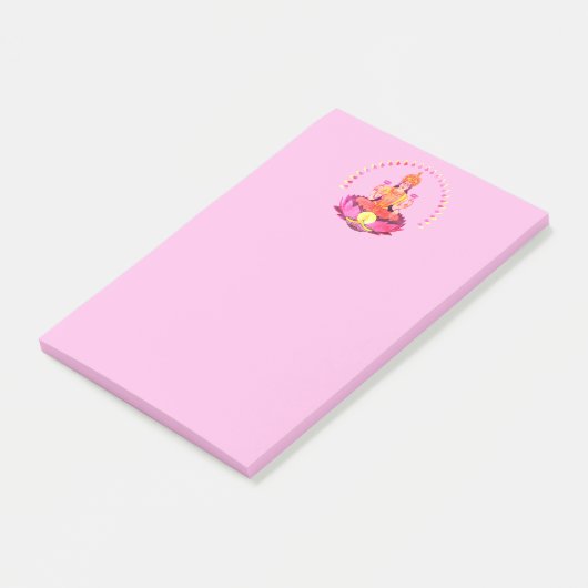 ハッピーディワリ – ディープアラビラクシュミ女神1 ポストイット (アングル)