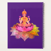 ハッピーディワリ – ディープアラビラクシュミ女神4 プランナー手帳 (裏面)