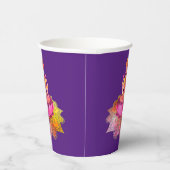 ハッピーディワリ – ディープアラビラクシュミ女神4 紙コップ (右)