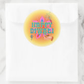 ハッピーディワリ ラウンドシール (バッグ)