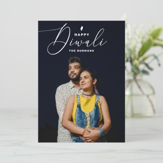 ハッピーディワリ。光エレガントフェスティバルインド シーズンカード (スタンド正面)