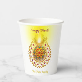 ハッピーディワリ 紙コップ