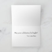 ハッピーディワリDeepasグリーティングカード カード (内部)