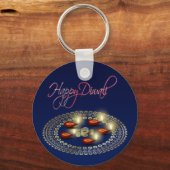 ハッピーディワリGanesha Rangoli - Keychain キーホルダー (正面)