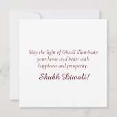 ハッピーディ白熱［赤熱］光を放つワリディヤフェスティバルオブライト シーズンカード (裏面)