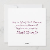 ハッピーディ白熱［赤熱］光を放つワリディヤフェスティバルオブライト シーズンカード (裏面)