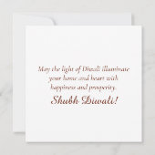 ハッピーディ白熱［赤熱］光を放つワリレッドディヤフェスティバルオブライト シーズンカード (裏面)