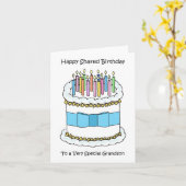 ハッピーデイシェアード共同誕生日孫 カード (黄色い花)