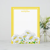 ハッピーデイジーイエローホワイト無線紙シート (スタンド正面)