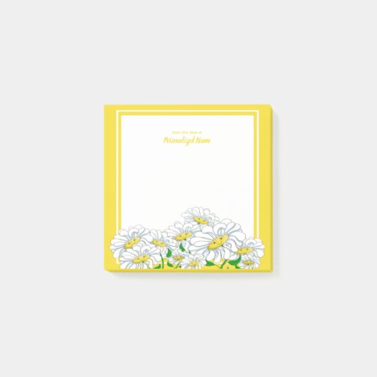 ハッピーデイジーイエローホワイト ポストイット