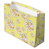 ハッピーデイジーオンイエロー ラージペーパーバッグ (裏面アングル)