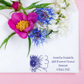 ハッピーデイジー差出人住所 セルフインキングスタンプ