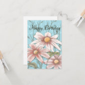 ハッピーデイジー カード (正面/裏面インサイチュ)