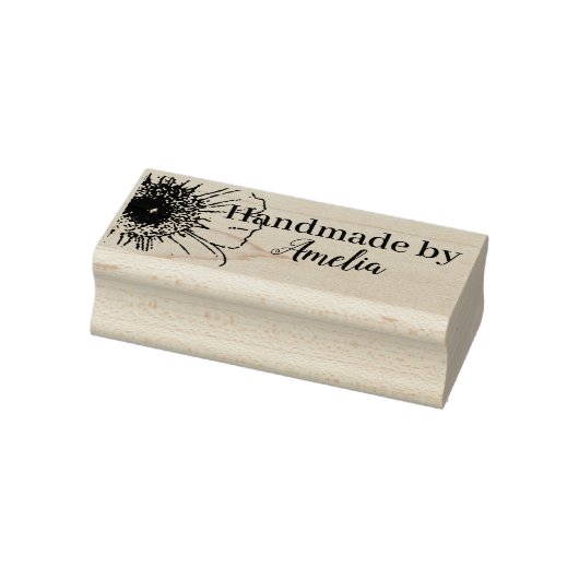 ハッピーデイジー「手作り」 ラバースタンプ (スタンプ)