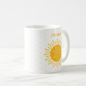 ハッピーデイネーム素晴らしコーヒーマグ コーヒーマグカップ (正面右)