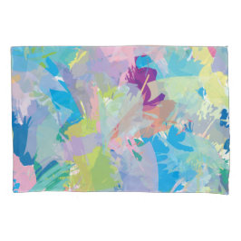 ハッピーデイ抽象芸術アーモダンコンテンポラリート 枕カバー