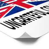 ハッピーデコングレ日恩知らずの植民地アパおもしろいール ポスター (角)