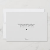 ハッピーデッキングホリデーカード引越し告知 シーズンカード (裏面)