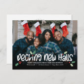 ハッピーデッキングホリデー引越しお知らせポストカード シーズンポストカード (正面/裏面)